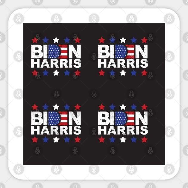 Biden Harris Logo Sticker by Sandra Hutter Designs